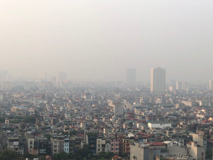 Ô nhiễm không khí từ các lượng thải của nhà máy công nghiệp