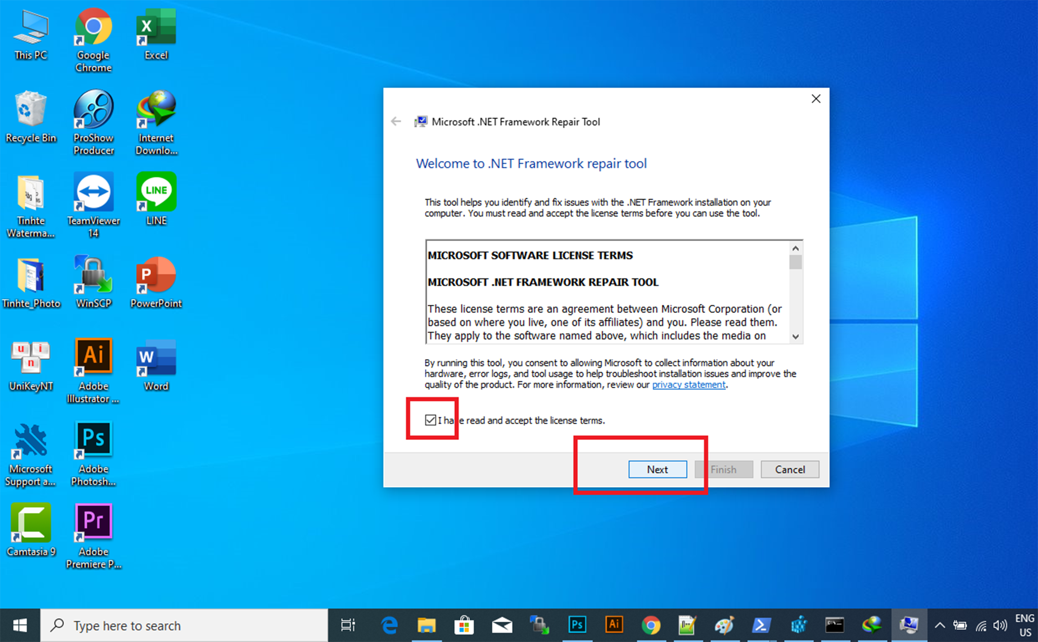 Thủ thuật tìm bản .NET Framework trong Windows 10 nhanh cấp tốc 1